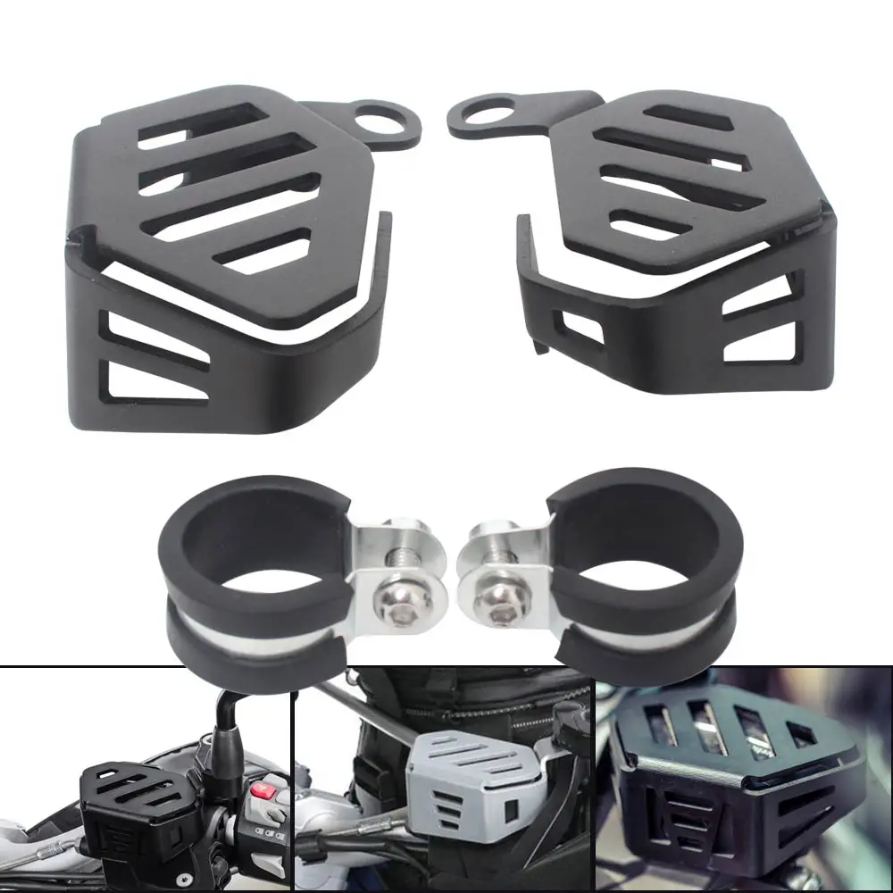 

Motorcycle Front Brake Fluid Cylinder Reservoir Guard Oil Cap Cover Protector For BMW R1200GS LC ADV R1200R/RS/RT 2013-2016