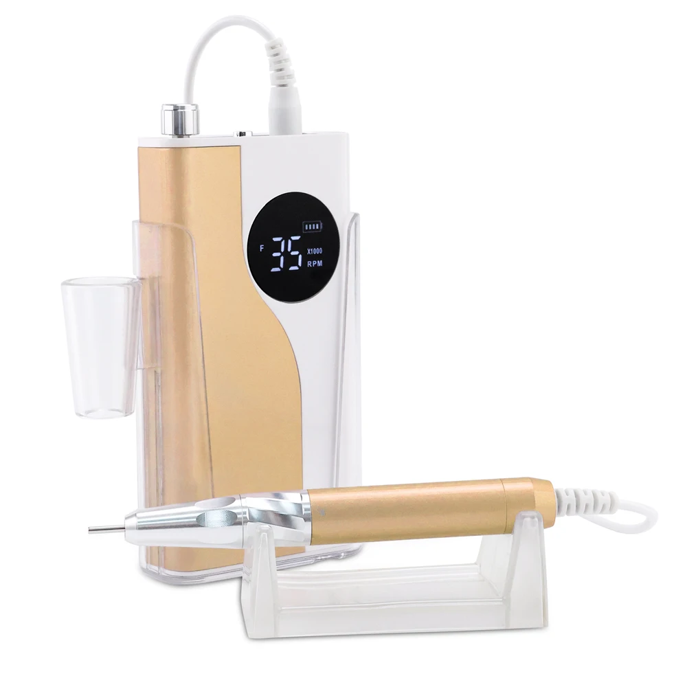 Бесщеточная дрель для ногтей 35000 об/мин 85 Вт перезаряжаемая электрическая