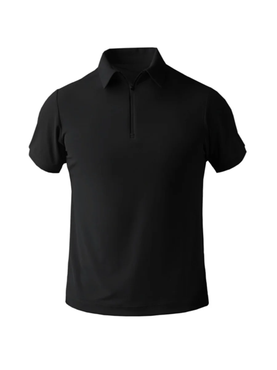 Niaojia Спорт на открытом воздухе Ледяной шелк Quick-Drng Рубашка поло Мужская летняя