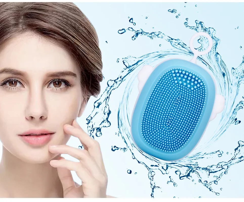 

New Three Color Electric Silica Gel Cleanser, Silica Gel Material, Clean Face Wash Face Cleanser Best-selling New Models In 2022