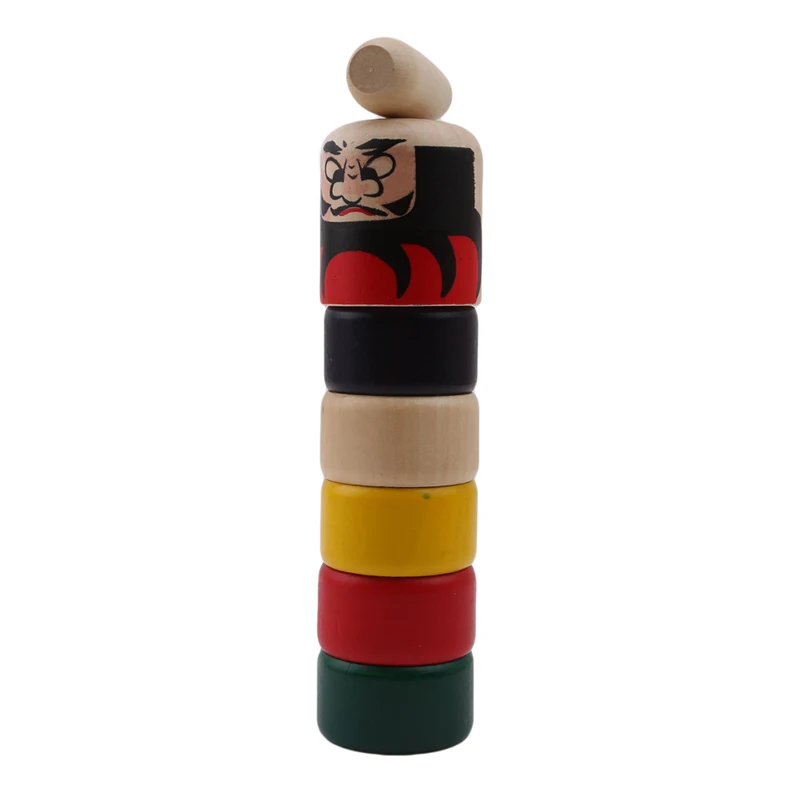 Детские кубики для раннего детства, деревянные игрушки Daruma Otoshi, японская игра народного творчества, лучший подарок на день рождения и Рожде... (art.: 3920bbafa27a0) - 3920bbafa27a0