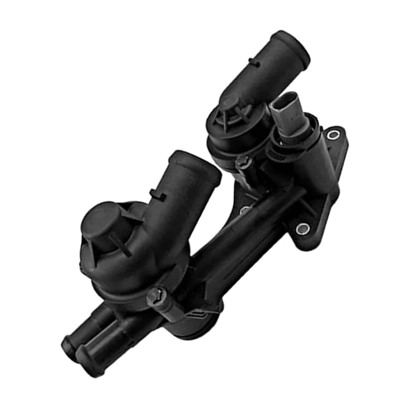 Двойной корпус термостата охлаждающей жидкости в сборе для VW Polo 1.4/1.6L 2010-2022 Skoda Fabia