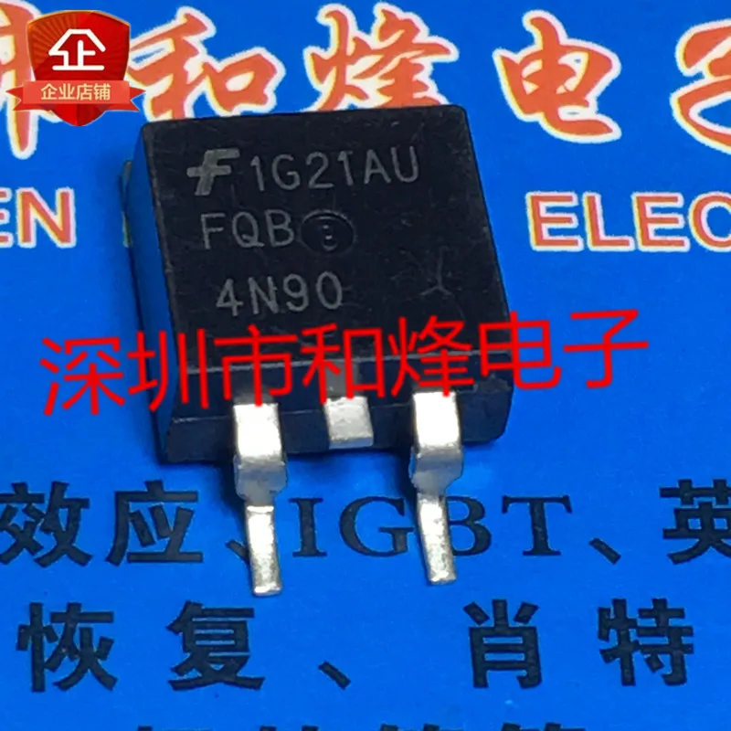 5 шт.-10 шт. FQB4N90 TO-263 4.2A 900V Новый и оригинальный на складе |