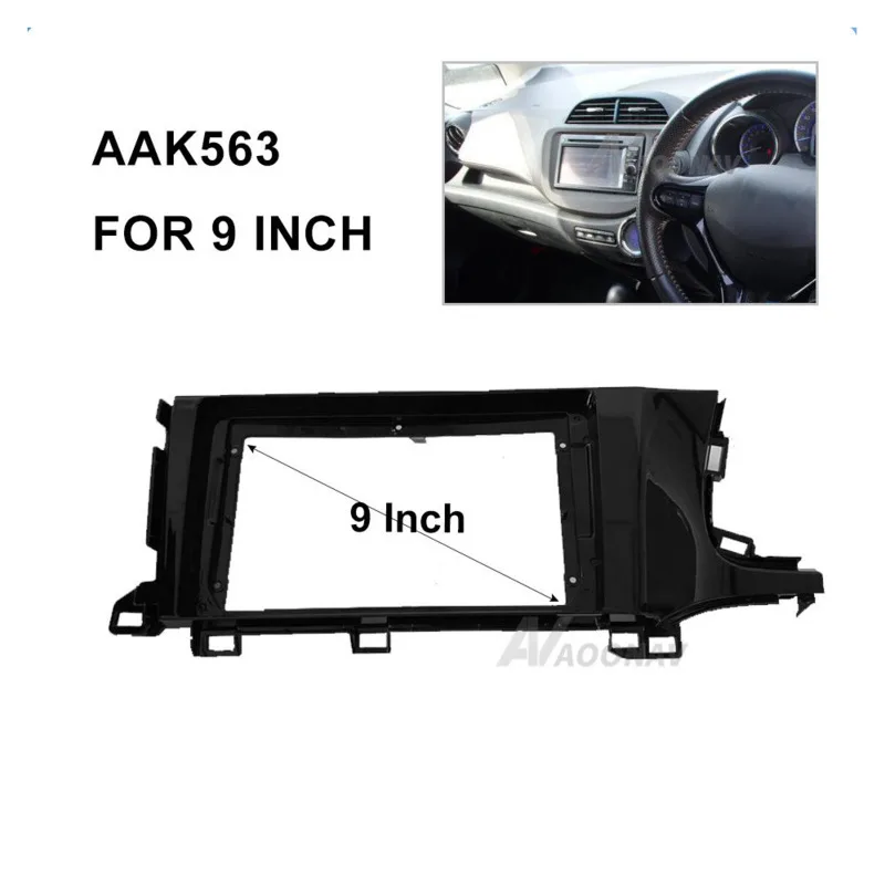 

Car audio navigation large screen car navigation cover frame 9 inch modified panel bracket Fit for Honda SHUTTLE right peptide