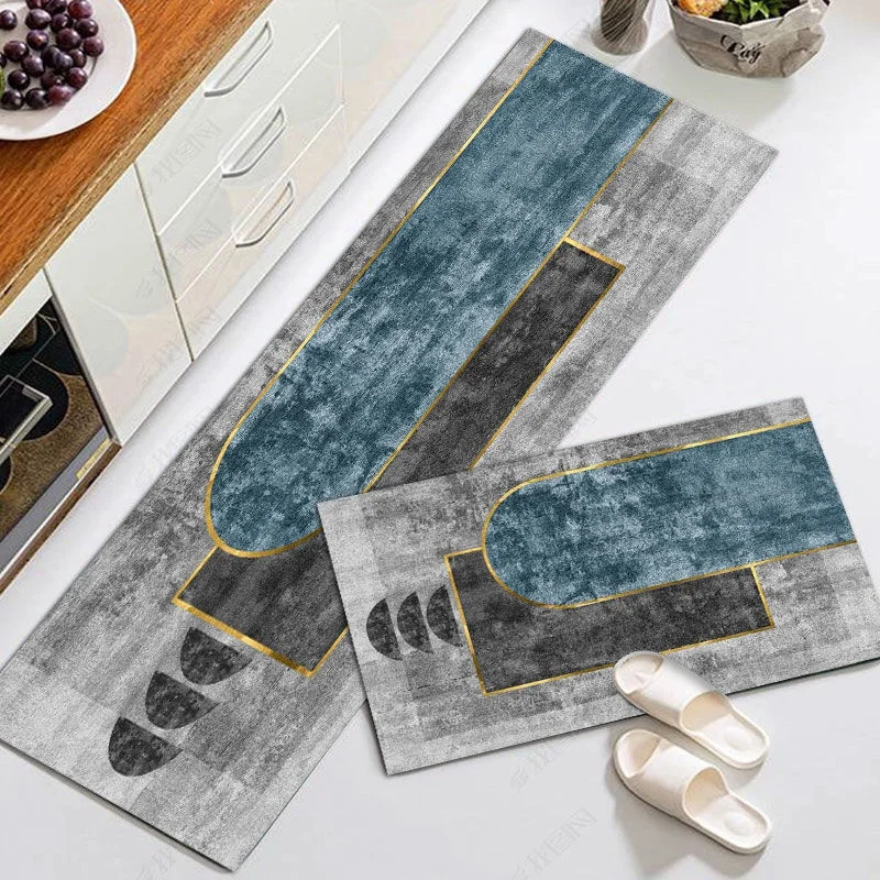 

Carton Home Kitchen Mat Cartoon Soft Rug Bath Long Doormat Entrance Balcony Hotel Pet Cat Dog Kitchen Bathroom Carpet Non-slip
