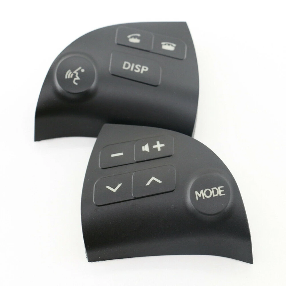 

Button Cover Steering Wheel Control ABS Black Protector Volume Control