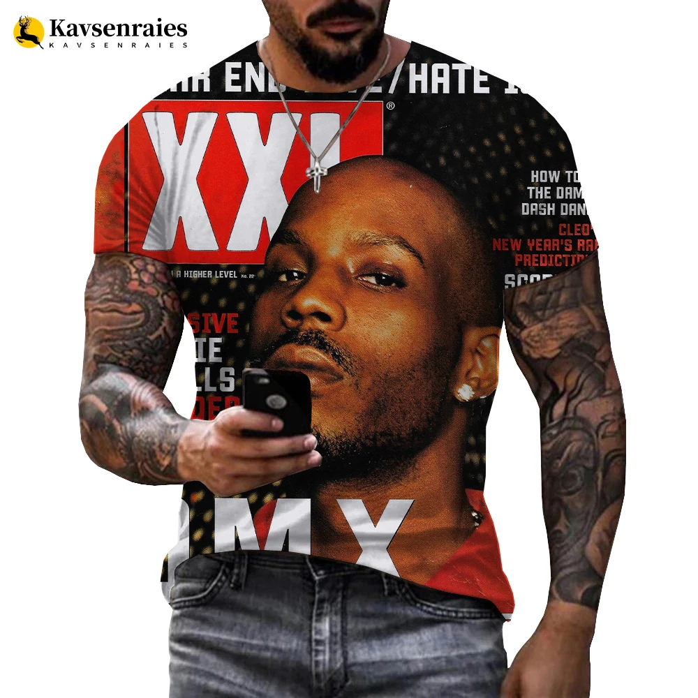 

Футболка R.I.P Rapper DMX с 3D-принтом для мужчин и женщин, женская рубашка с коротким рукавом, уличная одежда в стиле Харадзюку, топ в стиле хип-хоп, лето