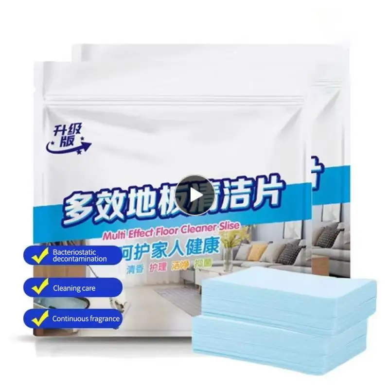 

Toilet Cleaner Sheet For Ceramic Tile Multi-effect Floor Cleaning Sheet Deodorant Floor Cleaning Fragrance Mopping Liquid 30 Pcs