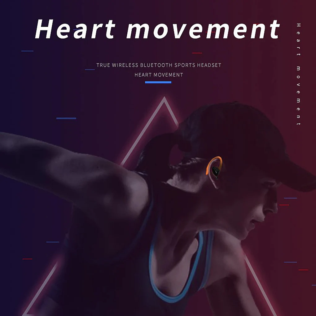 Беспроводные наушники-крючки V5.1 IPX5 зеленый