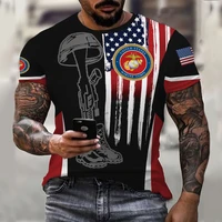 fashion summer the new mens 3d printing creative pattern t shirt street trend hip hop personality wild loose oversize top