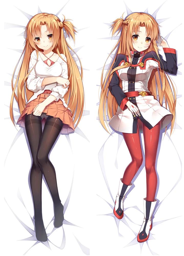 Наволочки для подушек Dakimakura с Мангой Юки Асуны Sword Art Online Титания Обнимающая Наволочка Erica Обложка Настраиваемые подушки.