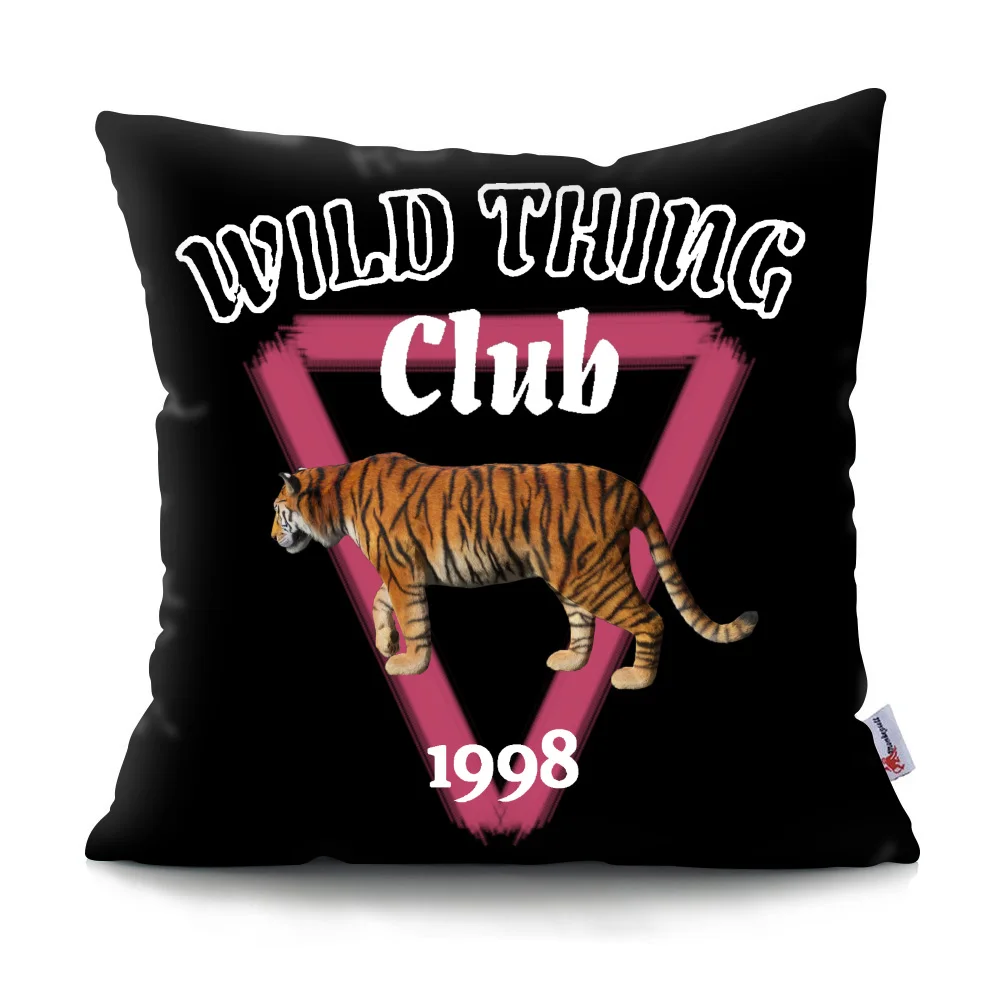 

Супер мягкая короткая плюшевая наволочка, простой ретро-чехол для подушки в виде тигра