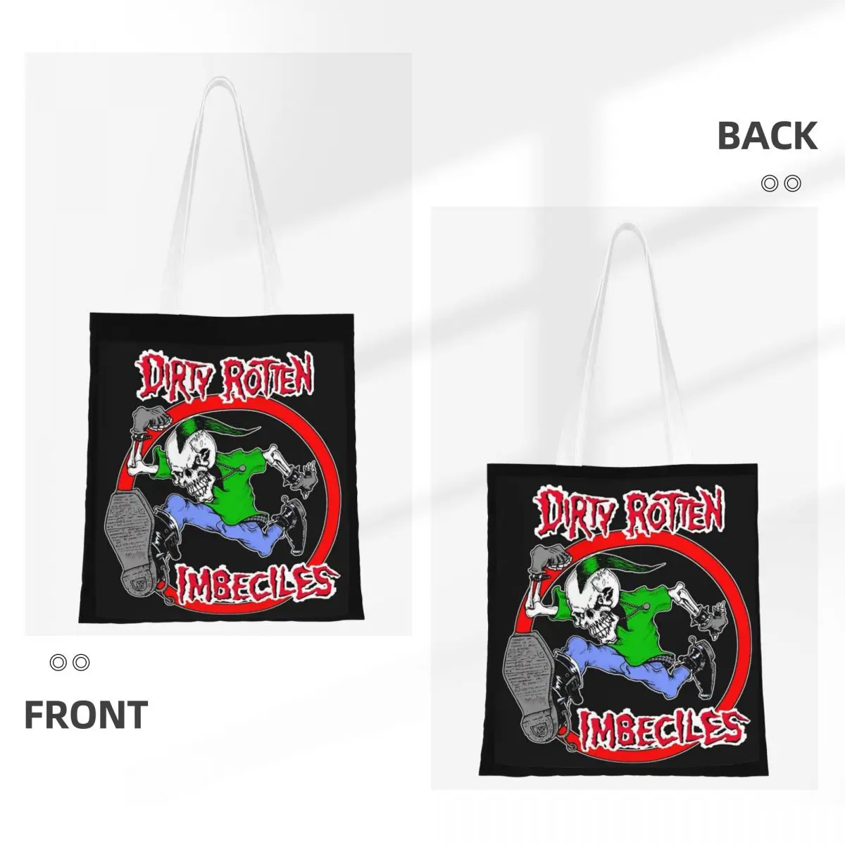 Холщовая Сумка-тоут DRI для музыкальной группы грязные грязеотталкивающие сумки