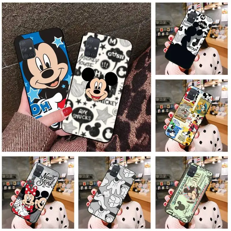 

Disney Dream Mickey Mouse Phone Case For Samsung Galaxy A03S A52 A13 A53 A73 A72 A12 A31 A81 A30 A32 A50 A80 A71 A51 5G