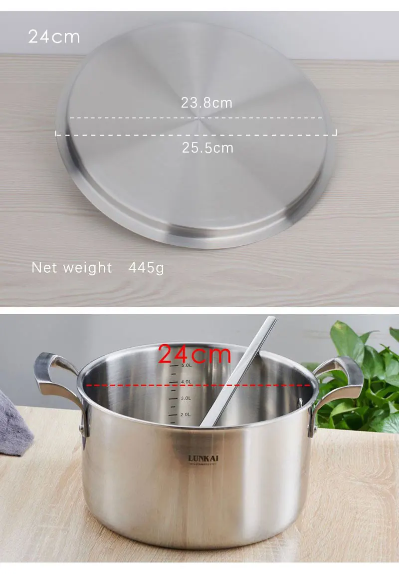 Крышка для сковороды 24/28 см крышка из нержавеющей стали 304