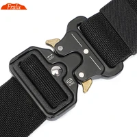 fralu new elastic belt male tactical military canvas belt outdoor tactical belt mens military nylon belts army ceinture hom