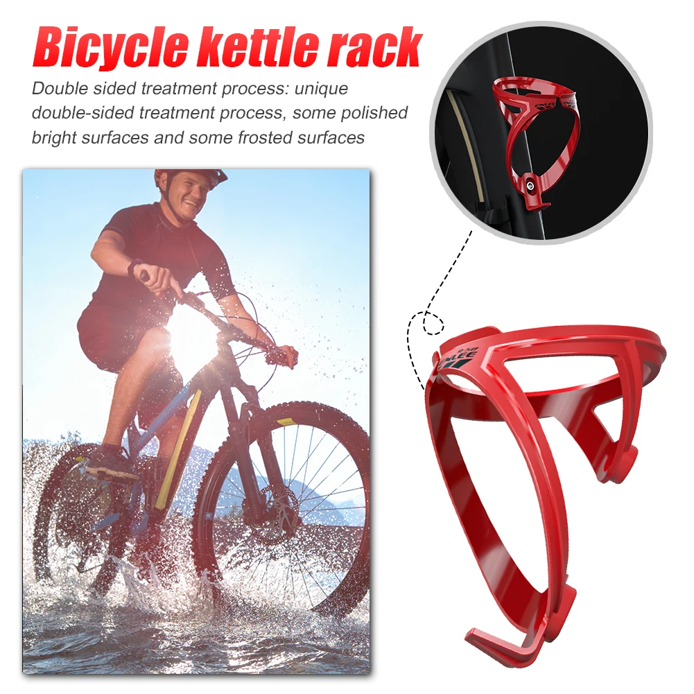 

ENLEE Bicycle Bottle Holder Cycling Bike Aluminum Alloy Lightweight Drink Water Bottle Rack Riding Colorful Kettle Holder Bracke