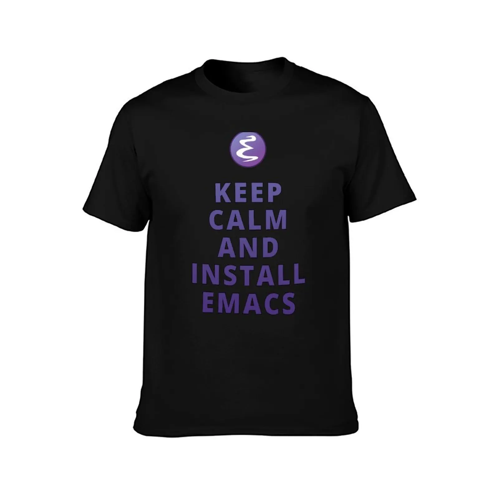 Фото Футболка «Keep Calm And Install Emacs» для работы и повседневной носки №2