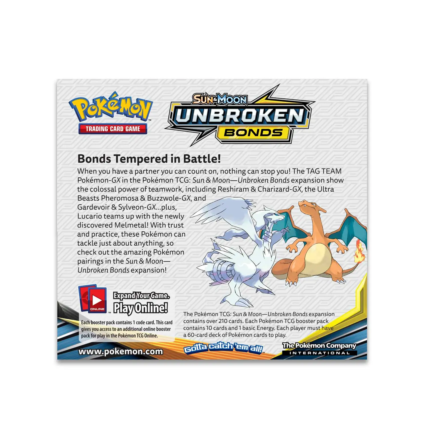 8 Packs English Pokemon CardsTCG: Sun & Moon-Unbroken Bonds Booster Display Box  Pokémon Card Holder GameKids Toys Drop Shipping