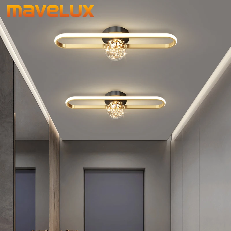 

New Creative Corridor Aisle LED Ceiling Lamp Porch Balcony Lighting Indoor Lighting Minimalist Style Lights Hall Fixtures