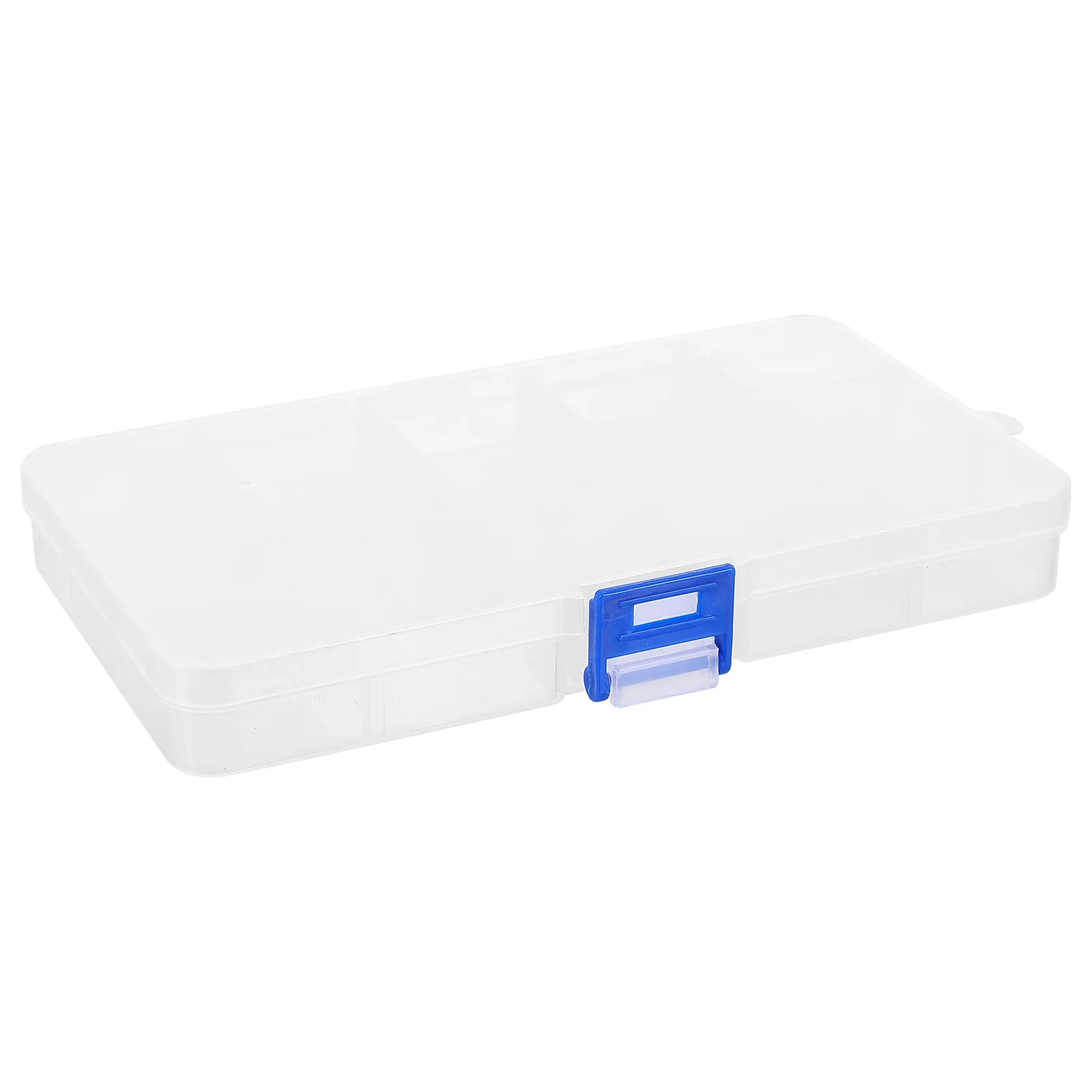

5 Pcs Grid Case Clear Organizer Box Plastic Grid Box Daily Cases Medicine Organizer Holder Bead Organizer Box