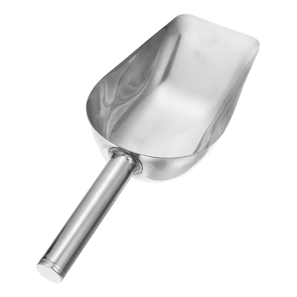 

Scoop Ice Metal Kitchen Flour Steel Cube Stainless Bar Scooper Utility Scoops Pet Coffee Popcorn Cream Sugar Rice Spatula Candy