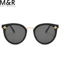 2022 luxury ladies sunglasses cat eye frame bee men sunglasses uv400 classic vintage casual glasses oculos de sol