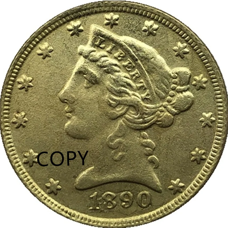 

American 17 Different C.C Version Five Dollars Commemorative Collectible Coins Gift Lucky Challenge Coins COPY COINS
