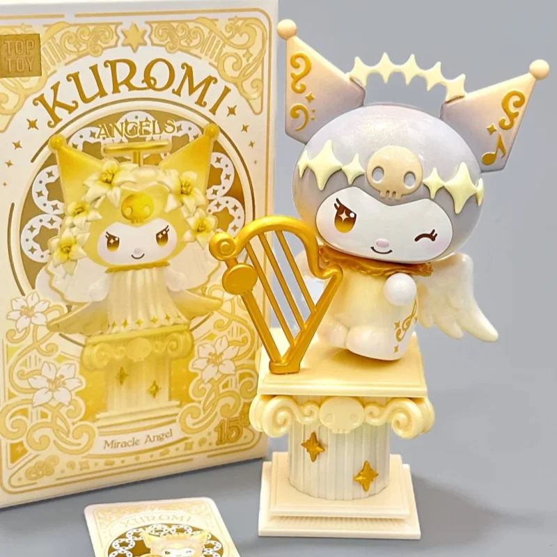 Оригинальные игрушки Sanrio Kuromi Angels Series Blind Box: коллекционная фигурка-украшение, кукла Куроми, таинственная коробка, подарок на день рождения (art.: 3920da791f3dc) - 3920da791f3dc