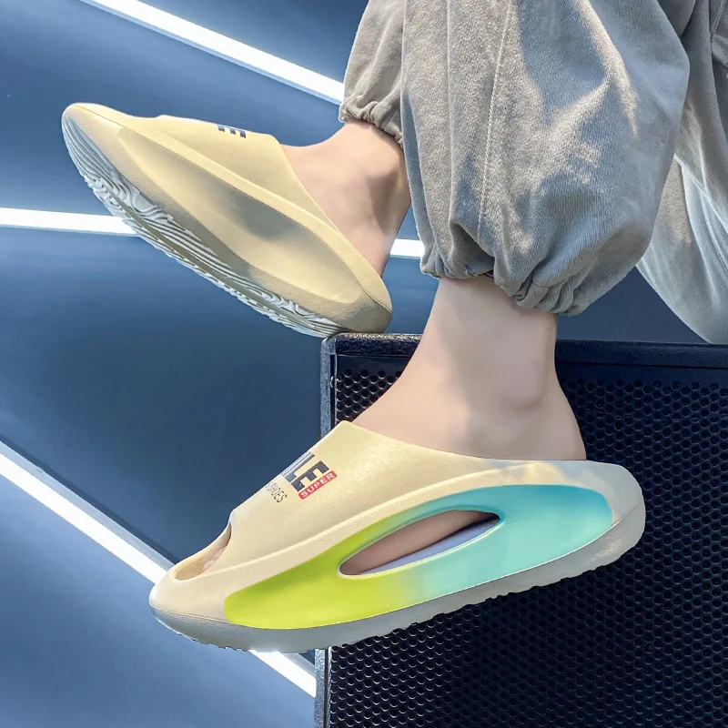 

New Summer Women Men Sneaker Slippers Thick Bottom Platform Sports Slipper Soft EVA Pillow Slide Unisex Cloud Casual Beach Shoe