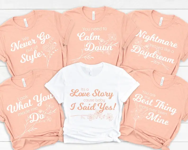 Bachelorette party shirt It’s a love story shirt Bridal shower Party bridesmaids shirt Girls trip Marry you with paper rings y2k