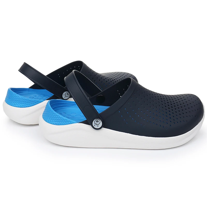 2021 Clogs Sandals New Mens Casual Shoes EVA Lightweight Beach Slippers for Men Women Unisex Garden Shoes Flip Flop Male