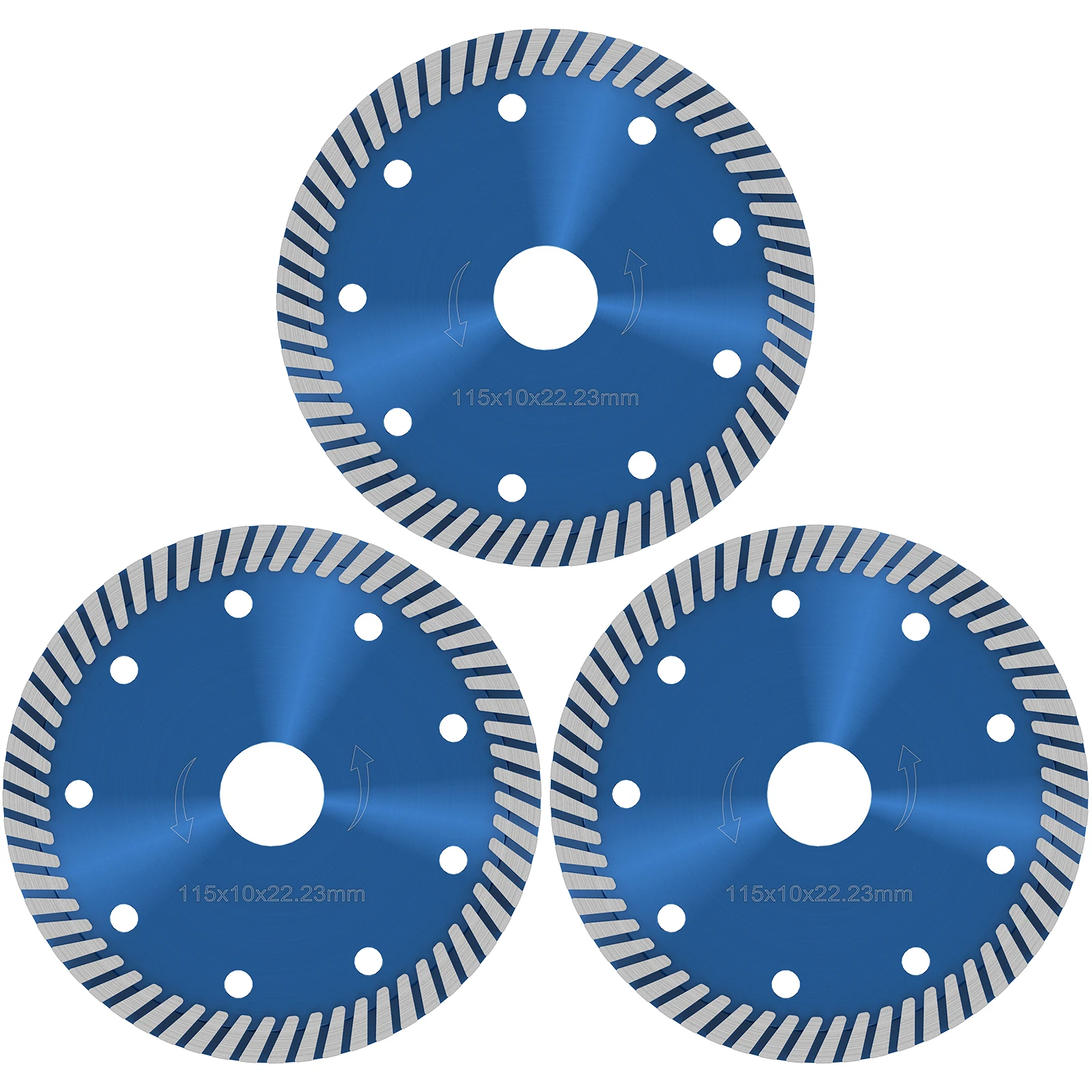 

3 шт. 115 мм Алмазное лезвие для пилы для фарфоровой плитки керамический сухой/влажный режущий Камень отрезной пильный диск алмазный режущий диск