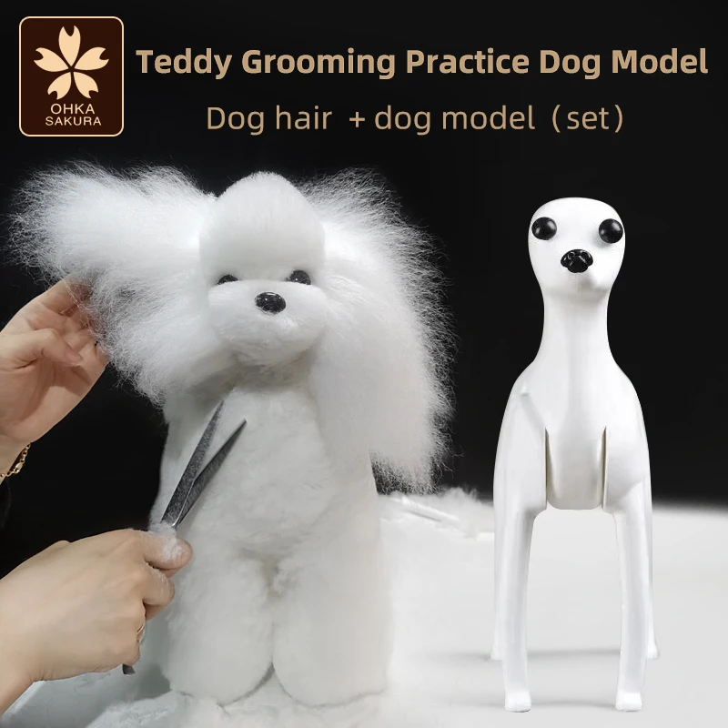 

Teddy Pet Simulation Hair Beauty Fake Dog Model Practice Dog Standard Teddy Dog Whole Body Fake Hair