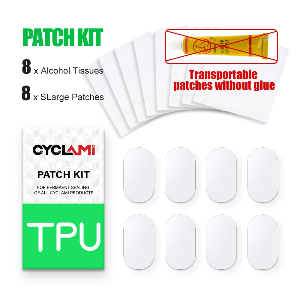 CYCALMI Bike Inner Tube Tire Patch Patching tools Repair Kit