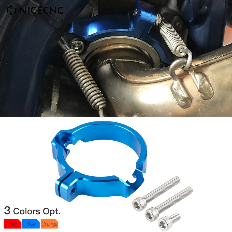 NICECNC выхлопной фланец для мотокросса защитный наконечник глушитель трубный