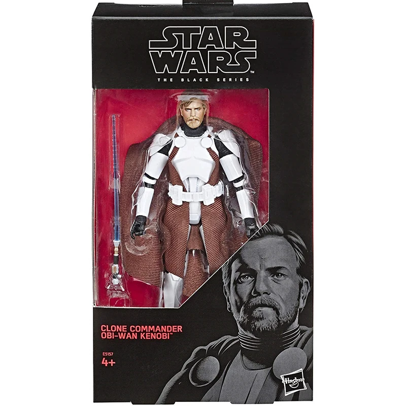 

Hasbro Original 6INCH Star Wars The Black Series Clone Commander Obi-Wan Kenobi Collection Action Figure