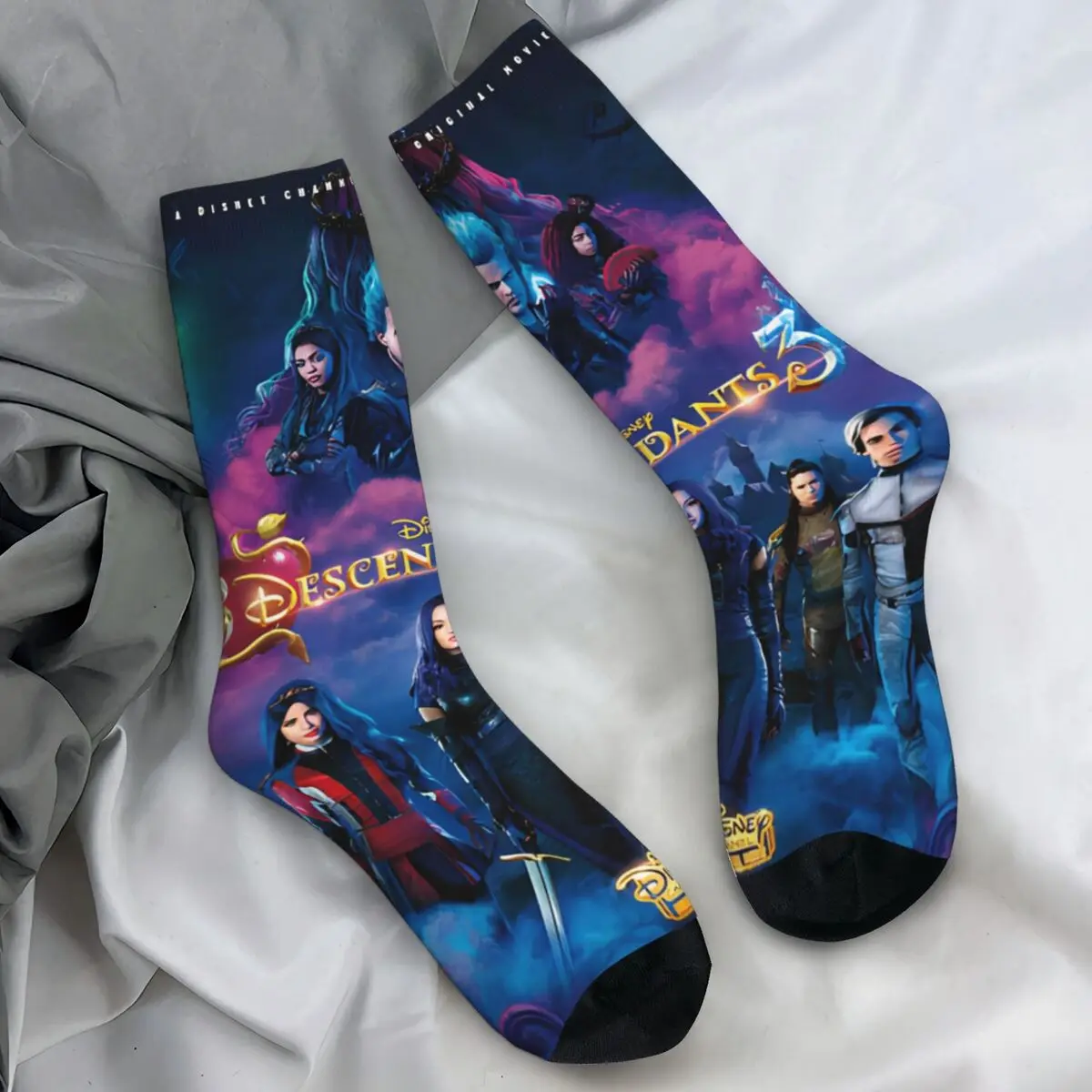 Красные носки Descendants 4 готические чулки Kylie Cantrall зимние нескользящие мужские