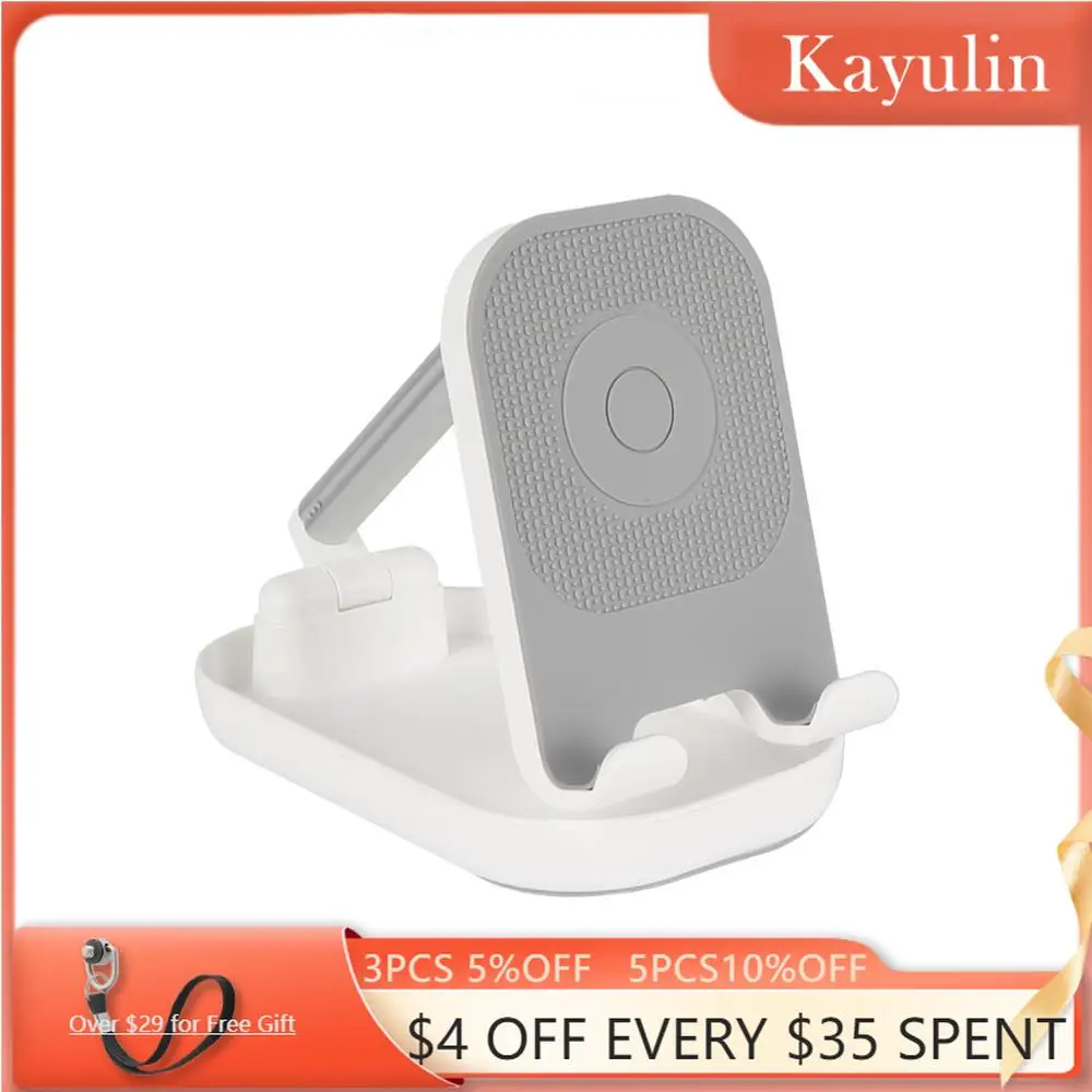 

Kayulin Adjustable Desktop Phone Bracket Folding Metal Telescopic Tablet Mobile Phone Stand Holder For Universal Smart Phone