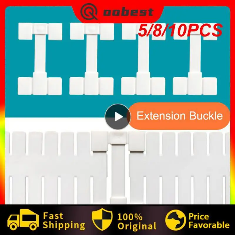 

5/8/10PCS Cross Buckle Fixing Clip Free Combination Partition Fixed Clip Drawer Storage Clapboard Drawer Partition Accessories