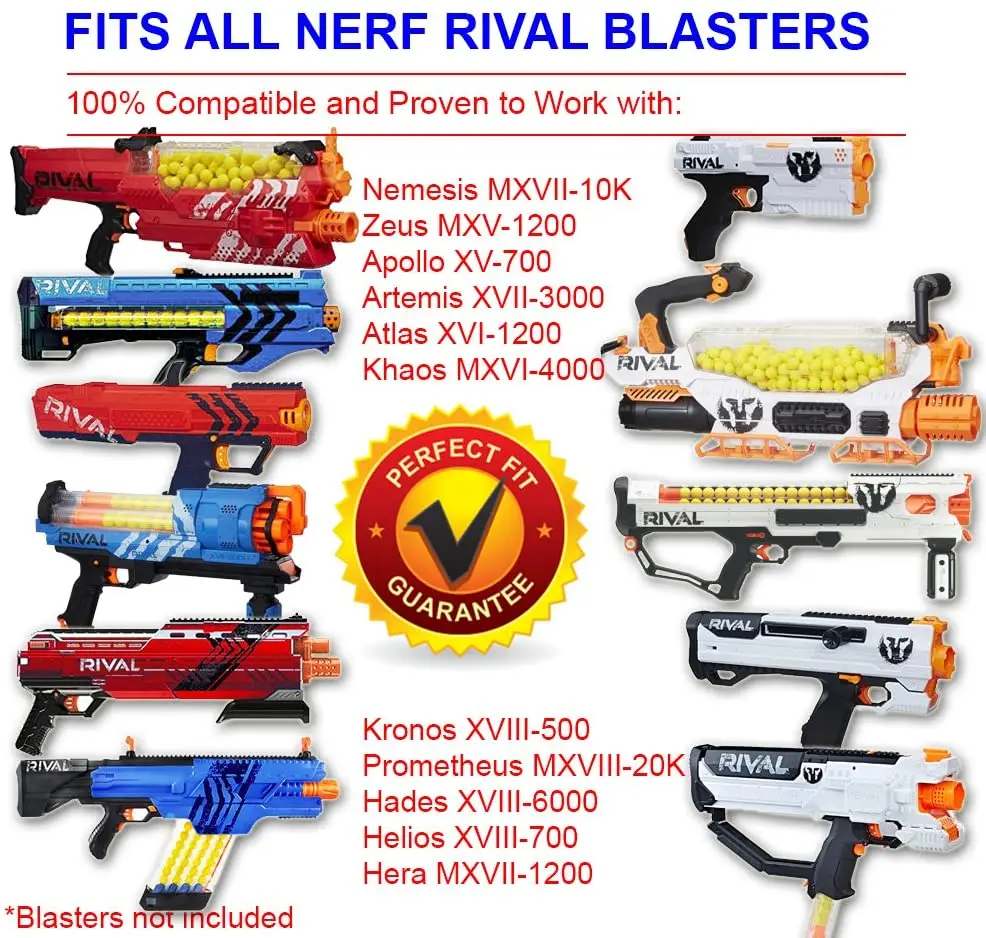 100/200 патронов для Nerf Rival запасные аксессуары планшетовые пули игрушечный мячик