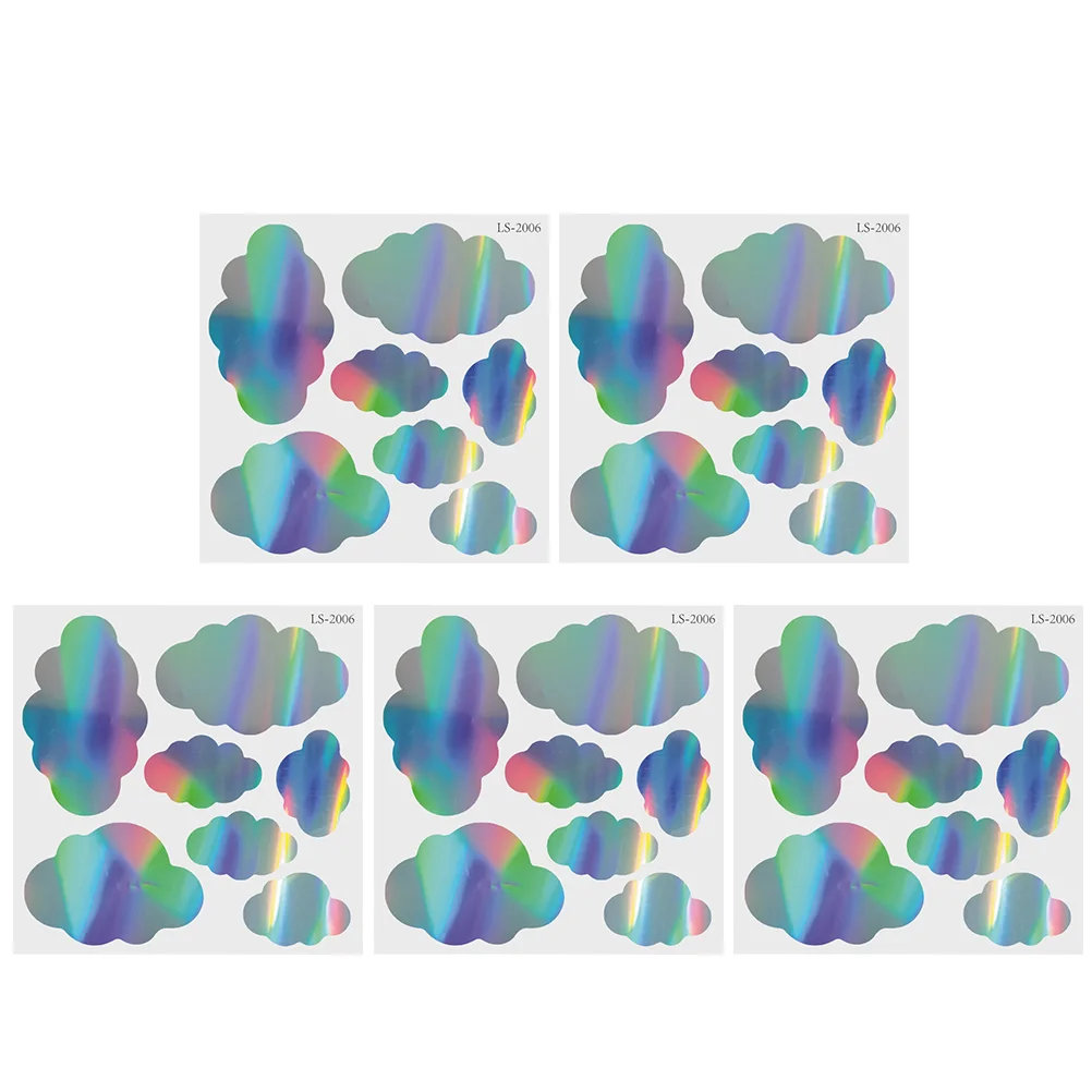 

Wall Stickers Decals Cloud Alert Window Bird Room Sticker Cling Anti Collision Living Vinyl Diy Removable Home Decor Clouds