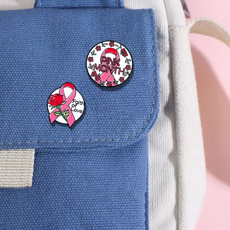 Женская эмалированная брошь с надписью розовая бабочка