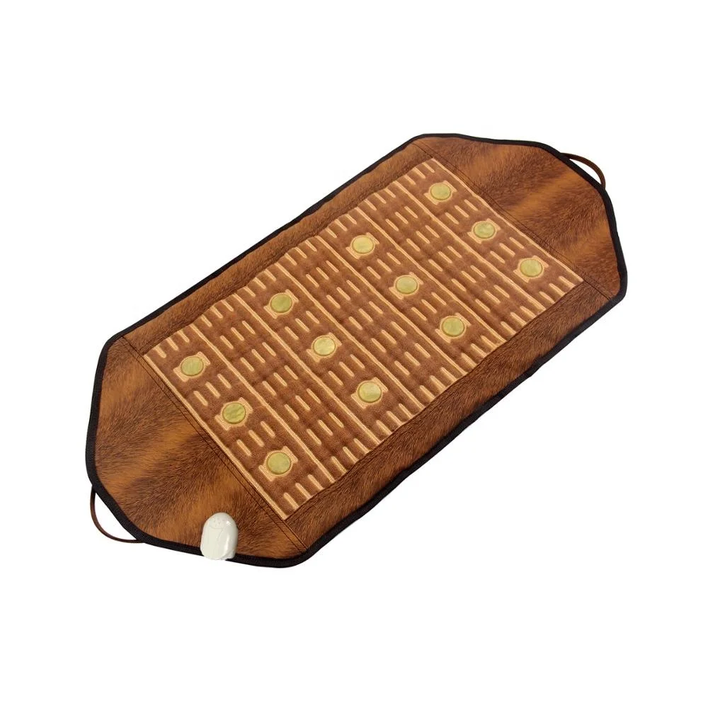 

Physical Therapy Natural Jade Stone Massage Mat Far Infrared Negative Ions Heating Magnetic Tourmaline Health Products Mattress