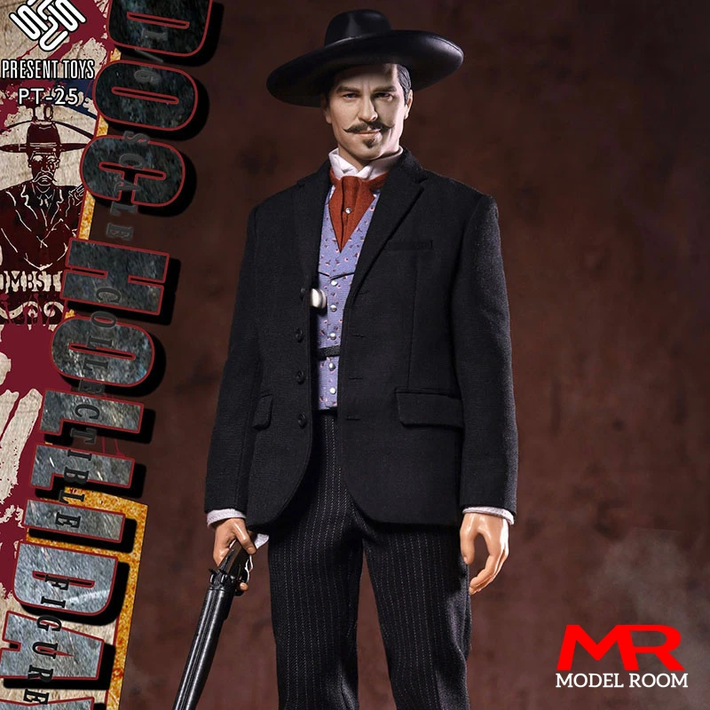 

PRESENT TOYS PT-SP25 1/6 Legendary Gunner Doc Holliday Action Figure Model 12'' Male Soldier Action Figure Full Set Toy In Stock