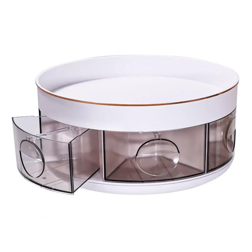 

Органайзер для специй, Круглый держатель для приправ, 6 ячеек, многофункциональный практичный вращающийся поднос для специй без беспорядка