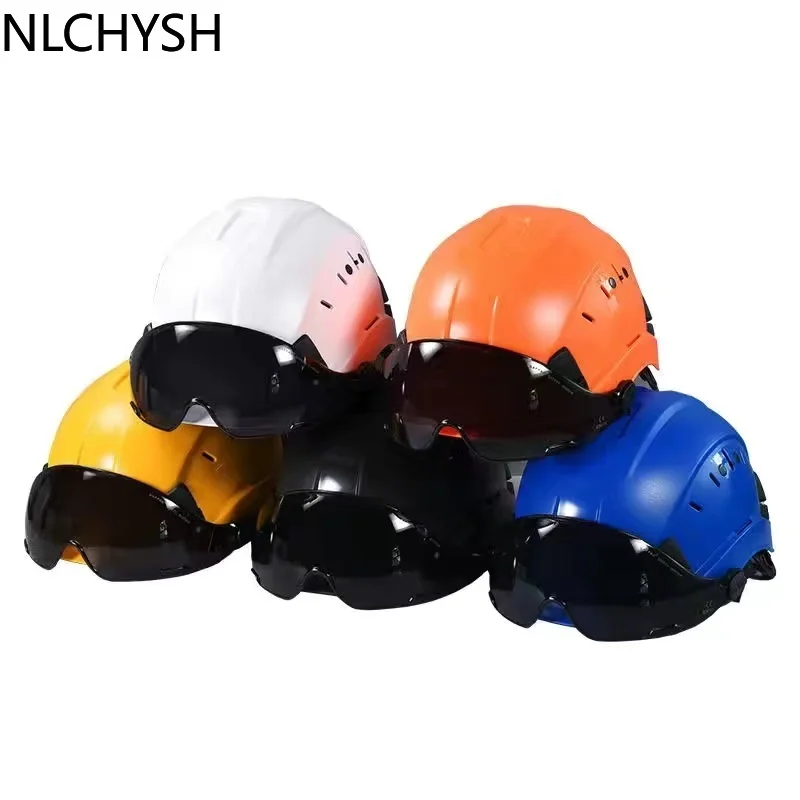 

Защитная твердая шляпа с темным козырьком, защитный шлем из АБС-пластика для работы, шлемы для спасательных работ, строительная шляпа