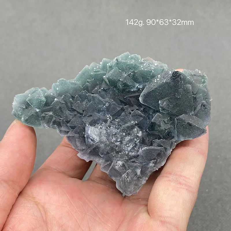 100% натуральный Китай Фуцзянь синий зеленый флюорит кластер минералов камни и