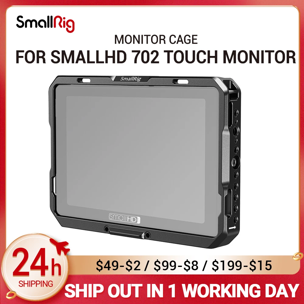 Клетка для режиссера SmallRig с солнцезащитным капюшоном fr SmallHD 702 сенсорный монитор
