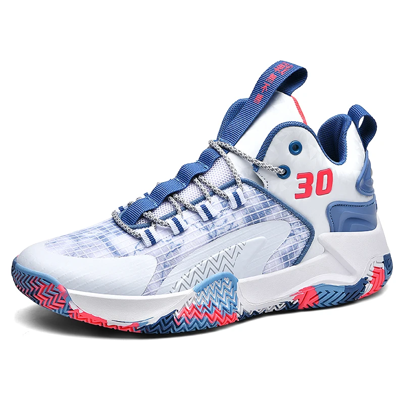 Men's Basketball Shoes Unisex Cushioning Anti-Friction Sport Shoes Men Light Basketball Sneakers Women High Top Gym Boots